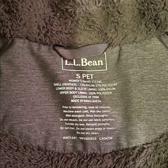 LLBean Winter Warmer Coat Petite Small - Picture 9 of 11